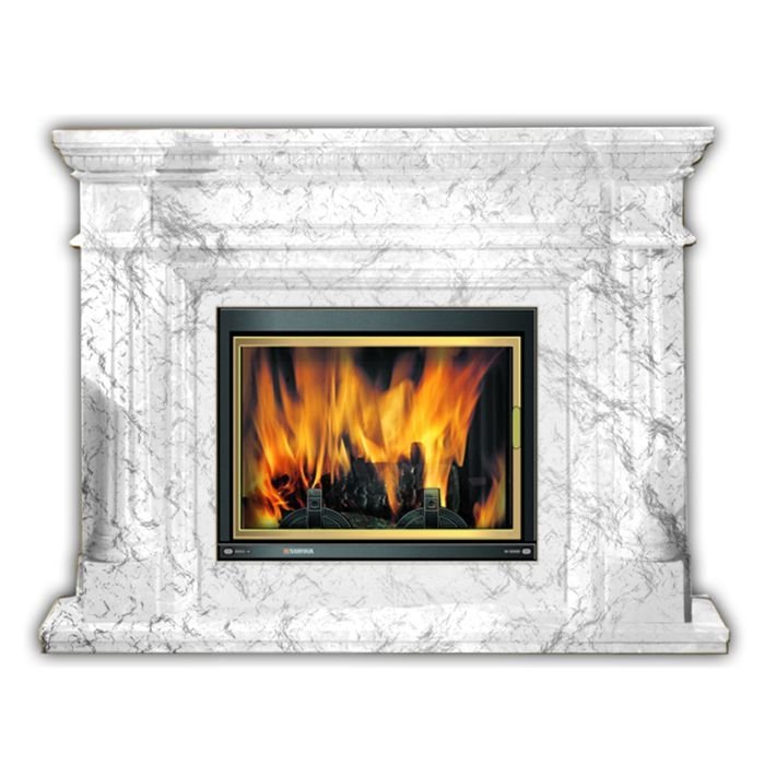 Портал LORCA, Blanco Statuario (Crumar) Мраморный пристенный камин из мрамора Blanco Statuario с адаптационными пластинами 104х45х2 см - 2 шт, 85х50х2 см - 2 шт. Все камины изготовлены из натурального камня и мрамора, поэтому цвет и прожилки - уникальны!,Хотите купить камины из мрамора? Домотехника - большой выбор с доставкой по России.