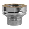 Переходник на конус моно-термо V50R с D120 на D120/220, нерж 321/304 (Вулкан) - 
