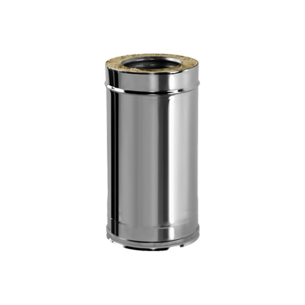 Труба V50R L500 D130/230, нерж 321/304 (Вулкан) Труба прямая L500 двустенная с раструбно-профильным соединением на трубу с диаметром 130/230 мм. Материал изготовления: нержавеющая сталь AISI 321/304. Ищете дымоходы из нержавейки? Поможем подобрать, доставим по России -Домотехника!
