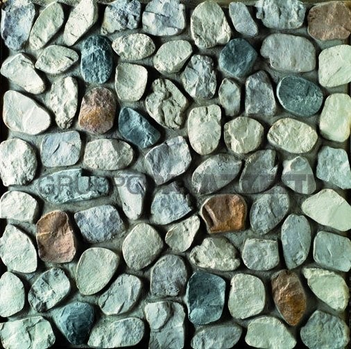 Камень Easy Stone: SASSO DI FIUME, расколотый угл., 2 лин.м (Palazzetti) Искусственный камень. Расколотый, угловой. Толщина: 3,5 - 4 см,Угловой камень - камень, который кладется в углу и имеет форму буквы L. Ищете каминный портал? Домотехника, большой выбор, низкие цены, доставка!