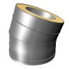 Отвод 15° V50R D200/300, нерж 321/304 (Вулкан) - 