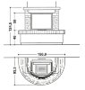 Облицовка BRESSANONE Round без банкеток (Palazzetti) - 