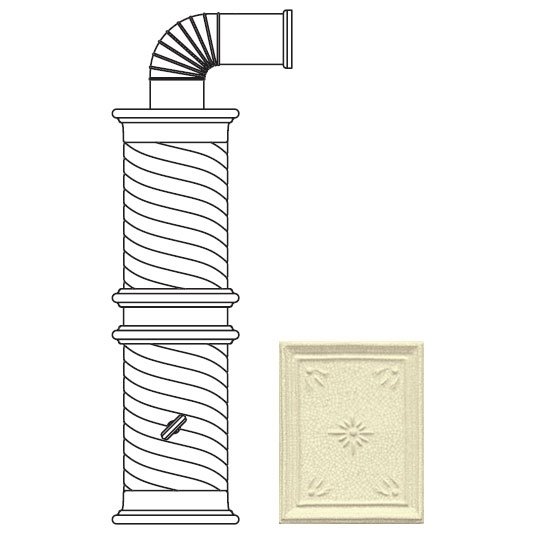 Колонна керам. 85,5см, цвет L2, ivory (Sergio Leoni) Колонна керамическая, цвет - L2, ivory craquele (слоновая кость). Недороги печи в интернет-магазине Домотехника!