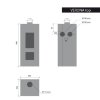 Печь VERONA Top, черная (Thorma) - 