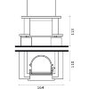 Облицовка CORDOBA, под Acquatondo 29 plus (EdilKamin) - 