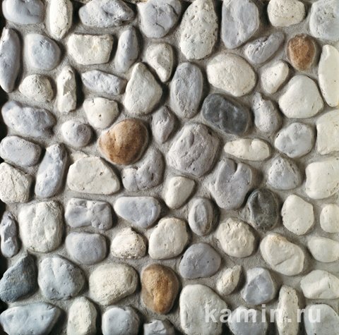 Камень Easy Stone: SASSO DI FIUME, круглый угл., 2 лин.м (Palazzetti) Искусственный камень. Круглый, угловой. Толщина: 3,5 - 4 см,Угловой камень - камень, который кладется в углу и имеет форму буквы L. Ищете каминный портал? Домотехника, большой выбор, низкие цены, доставка!