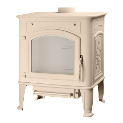 Печь Premium Lux Beige (Liseo) Чугунная печь  бежевого цвета на ножках, с декоративным рисунком на боковых стенках. У нас Вы найдете: печи камины в Спб, Москве, Екатеринбурге, Новосибирске с доставкой по России.