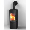 Печь Hark 105 ECOplus, brilliant-schwarz 471, черная рамка (Hark) - 