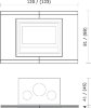 Облицовка ARABESQUE tigrato, под Inpellet 54, Luce Plus 54, Deco, Riga (EdilKamin) - 
