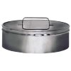 Ревизия (крышка) DRH на трубу D160 с изол.50мм, нерж321/нерж304 (Вулкан) - 