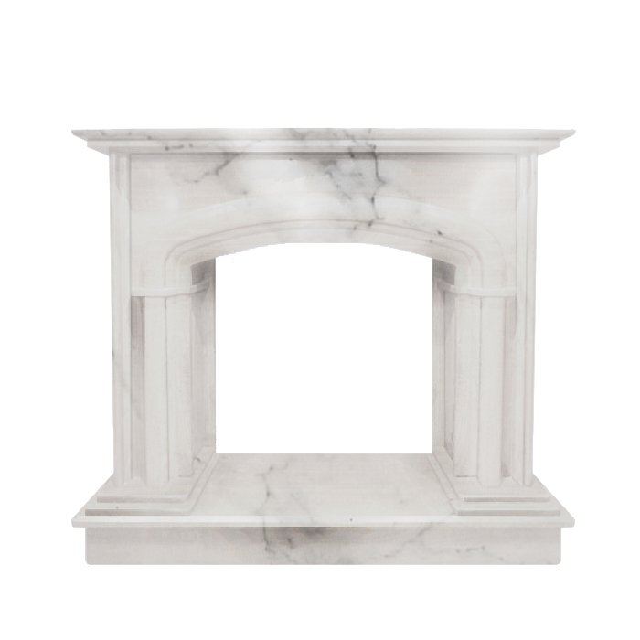 Портал Lisboa Y II с адапт., Blanco Carrara (Continental) Мраморный портал с универсальной адаптацией. Мрамор: Blanco Carrara. Солидная и представительная мраморная облицовка для камина Lisboa станет несомненным украшением Вашего кабинета, офиса, зала для важных официальных деловых переговоров. Выполненный из мрамора Blanco Carrara, портал Lisboa станет незаменимым, центральным элементом дорогого, презентабельного классического интерьера помещения. Гладкая блестящая поверхность натурального камня как нельзя лучше дополняет этот образ, а декоративные округлые линии и полуарка портала сглаживают, возможно, чрезмерную строгость классики. Хотите купить камины из мрамора? Домотехника - большой выбор с доставкой по России.