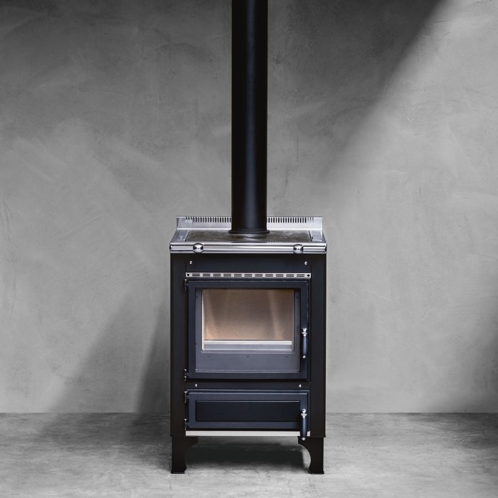 Печь-плита RUSTICA 60 L (J. Corradi) Внимание! Указана цена за структуру отопительно-варочной печи!, Отопительная печь-плита, работающая на дровах. Верхнее подключение дымохода (стандартно). Структура печи RUSTICA 60 L,Чугунная плита с конфоркой,Верхнее подключение дымохода,Заднее подключение дымохода,   ,В компании Домотехника печи любой ценовой категории! Огромный выбор, доставка по России!