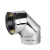Отвод V50R 90° D120/220, нерж 321/304 (Вулкан) - 