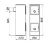 Печь FIKOTERM 2U4P, черн. (Thorma) - 