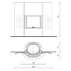 Облицовка DOOR, под Airfire curvo (EdilKamin) - 