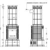 Печь Bella Rosa Klassik 3 ECOplus, java 493, рамка золото (Hark) - 