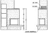 Облицовка 11/232 Granit Naturschwarz с решетками, лев. (Hark) - 