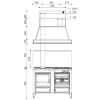 Печь-плита RUSTICA 120 LGE (J. Corradi) - 