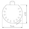 Печь 91 GT ECOplus, brilliant-schwarz 471, черная рамка (Hark) - 