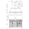 Печь-плита RUSTICA 140 LGE THERMO (J. Corradi) - 