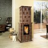 Печь Bella Rosa 15 ECOplus, hellbraun, черная рамка (Hark) - 