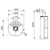 Печь 116 ECOplus, opak-schwarz 460 (Hark) - 