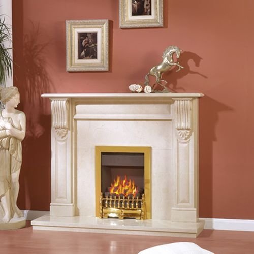 Портал Rosetti, Crema Marfil (Crumar) Мраморный пристенный камин (портал) из мрамора Crema Marfil с адаптационными пластинами 100х50х3 см - 2 шт. Хотите купить камины из мрамора? Домотехника - большой выбор с доставкой по России.