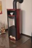 Печь 98 ECOplus, bordeaux-rot 310, черная рамка (Hark) - 