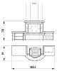 Облицовка BRESSANONE Tondo с банкетками (Palazzetti) - 
