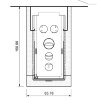 Облицовка ANTIBES Wenge/Medea, под SF 56 3D (Palazzetti) - 
