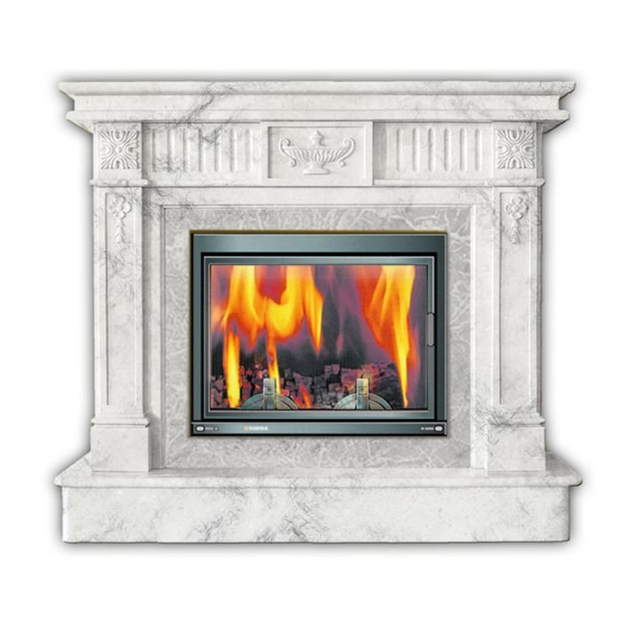 Портал CERNUDA, Blanco Statuario (Crumar) Мраморный пристенный камин из мрамора Blanco Statuario с адаптационными пластинами 90х40х2 см - 3 шт. Все камины изготовлены из натурального камня и мрамора, поэтому цвет и прожилки - уникальны!,Хотите купить камины из мрамора? Домотехника - большой выбор с доставкой по России.