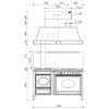 Печь-плита COUNTRY 150 LGE THERMO (J. Corradi) - 