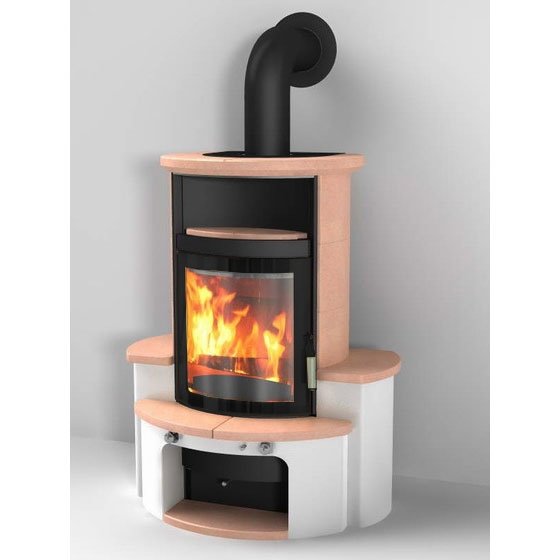 Печь 34 GT, deco-cotto 351, черная рамка (Hark) Отопительная печь из керамики цвета deco-cotto (351). Черная рамка. Низкие цены на печи камины, топки с доставкой по России - Домотехника.