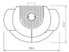 Печь 34 GT, deco-cotto 351, черная рамка (Hark) - 