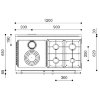 Печь-плита COUNTRY 120 LGE THERMO (J. Corradi) - 